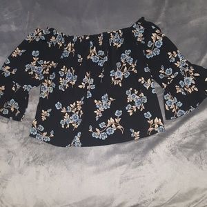 Flowery Crop Top